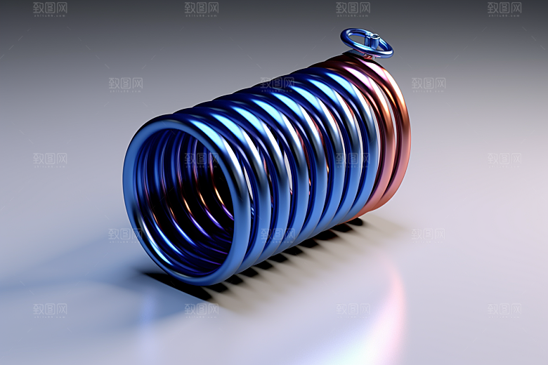弹簧零件元件机械素材