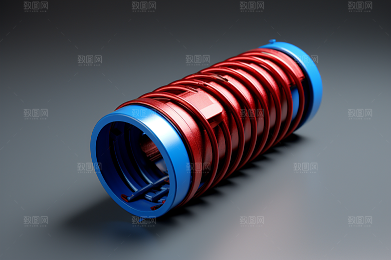 弹簧零件汽修结构素材