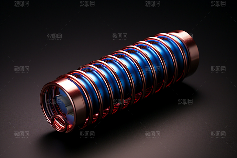 弹簧零件结构高清素材