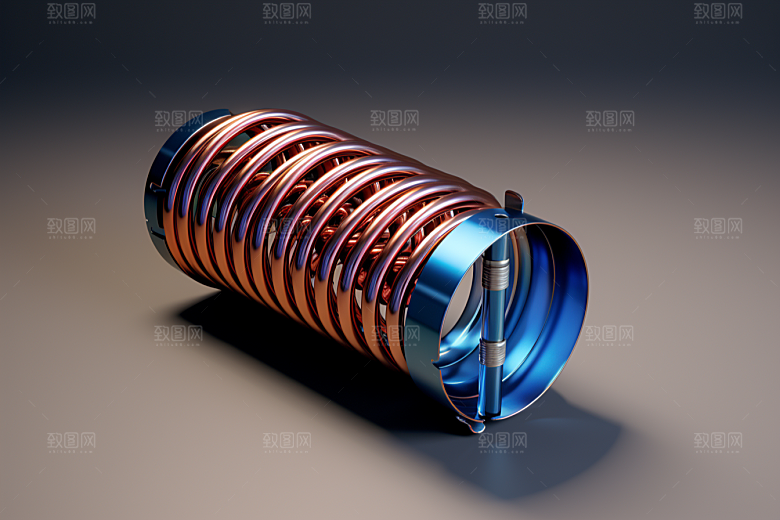 弹簧零件避震器结构素材