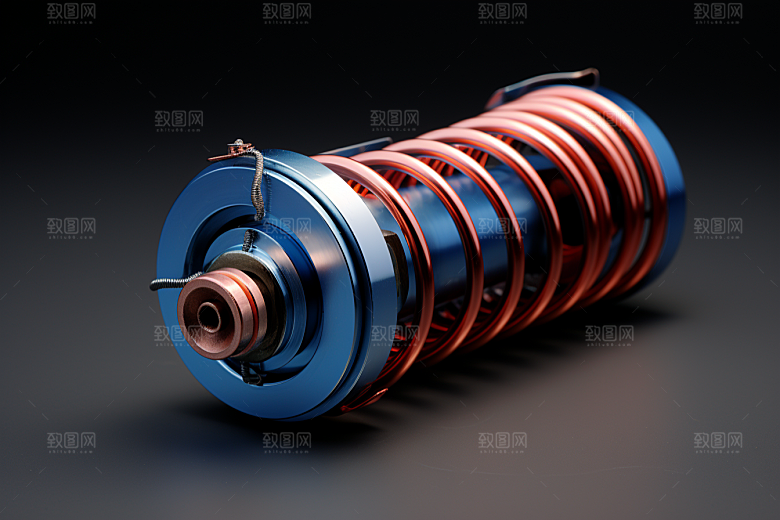 弹簧零件机械结构素材