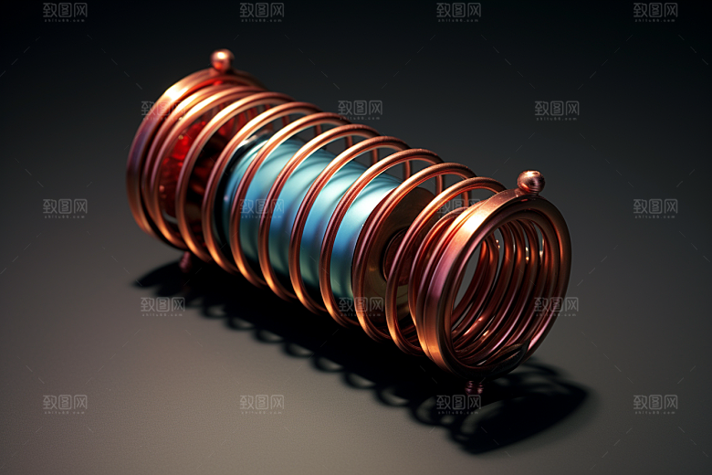 弹簧零件高清结构素材