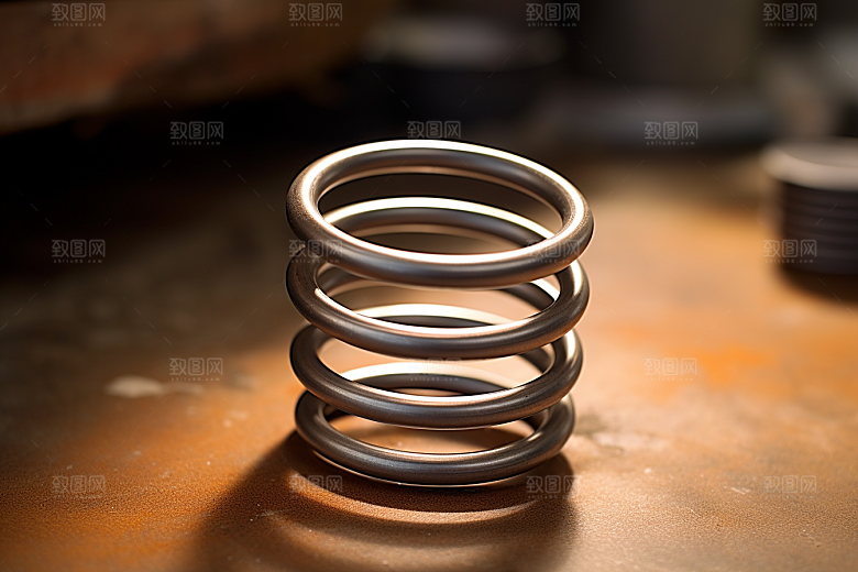 弹簧零件避震器机械素材