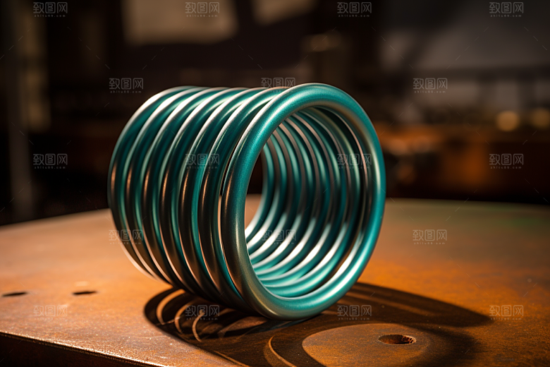 弹簧零件避震器机械素材