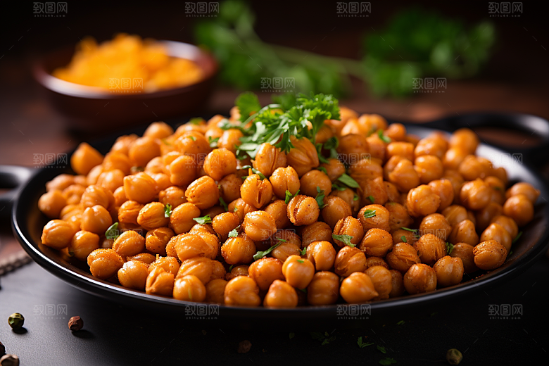 零食黄金豆美食油炸食品摄影图