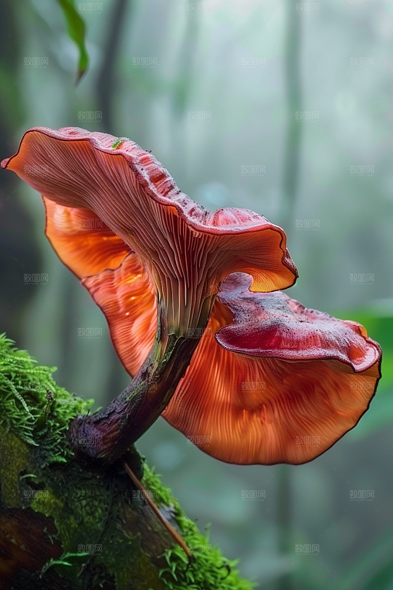 灵芝安神高清摄影图