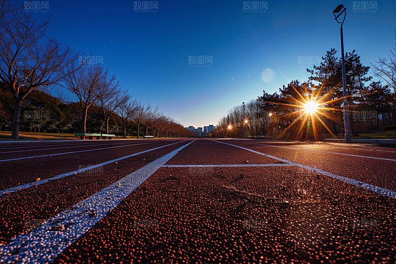 林荫小路林间户外摄影图