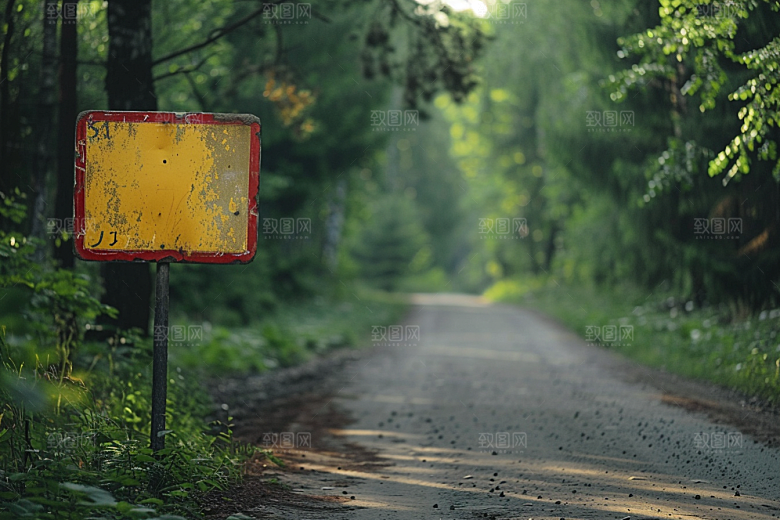 林荫小路旅游绿色摄影图