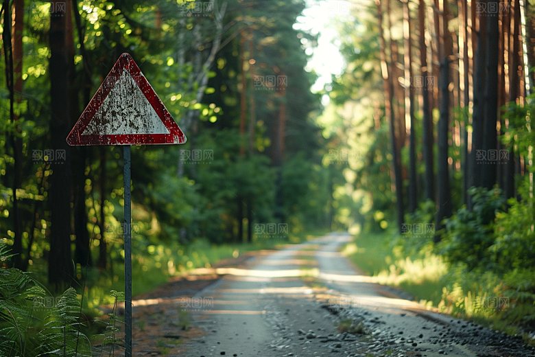 林荫小路旅游绿色摄影图