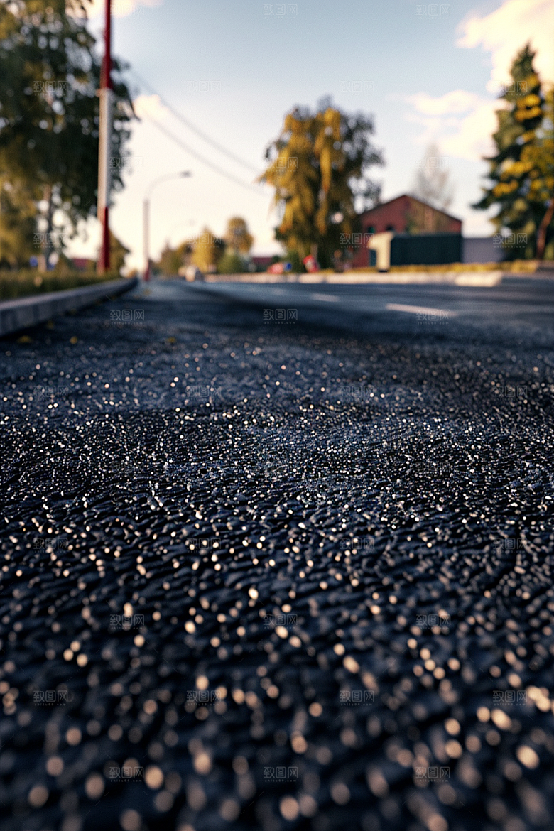柏油马路道路材质素材