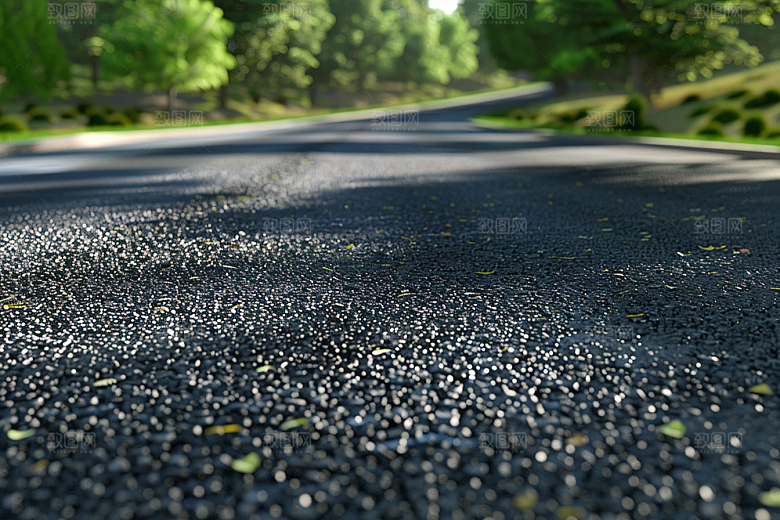 柏油马路材质延伸素材
