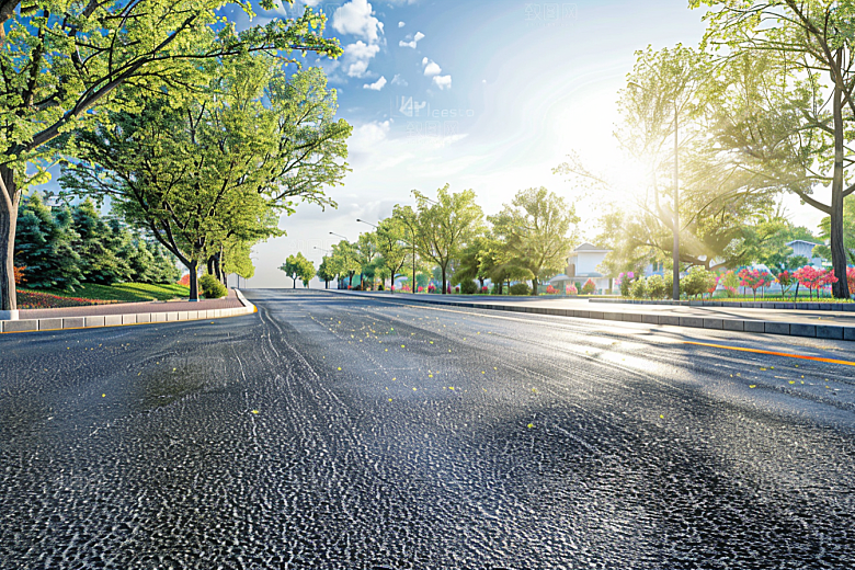柏油马路公路自驾素材