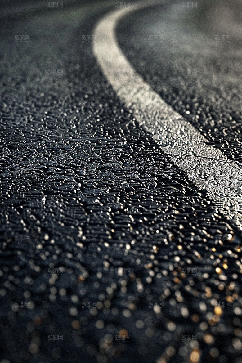 柏油马路沥青马路自驾素材