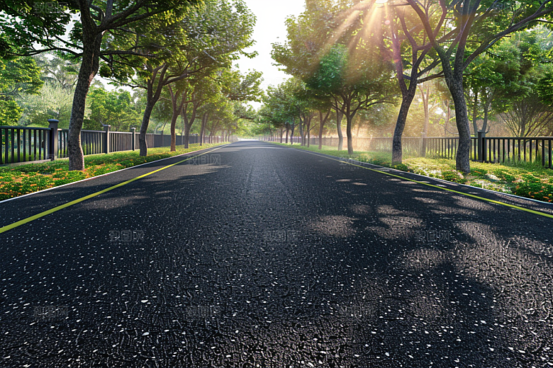 柏油马路沥青马路高清素材