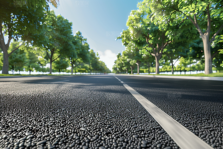 柏油马路道路高清素材