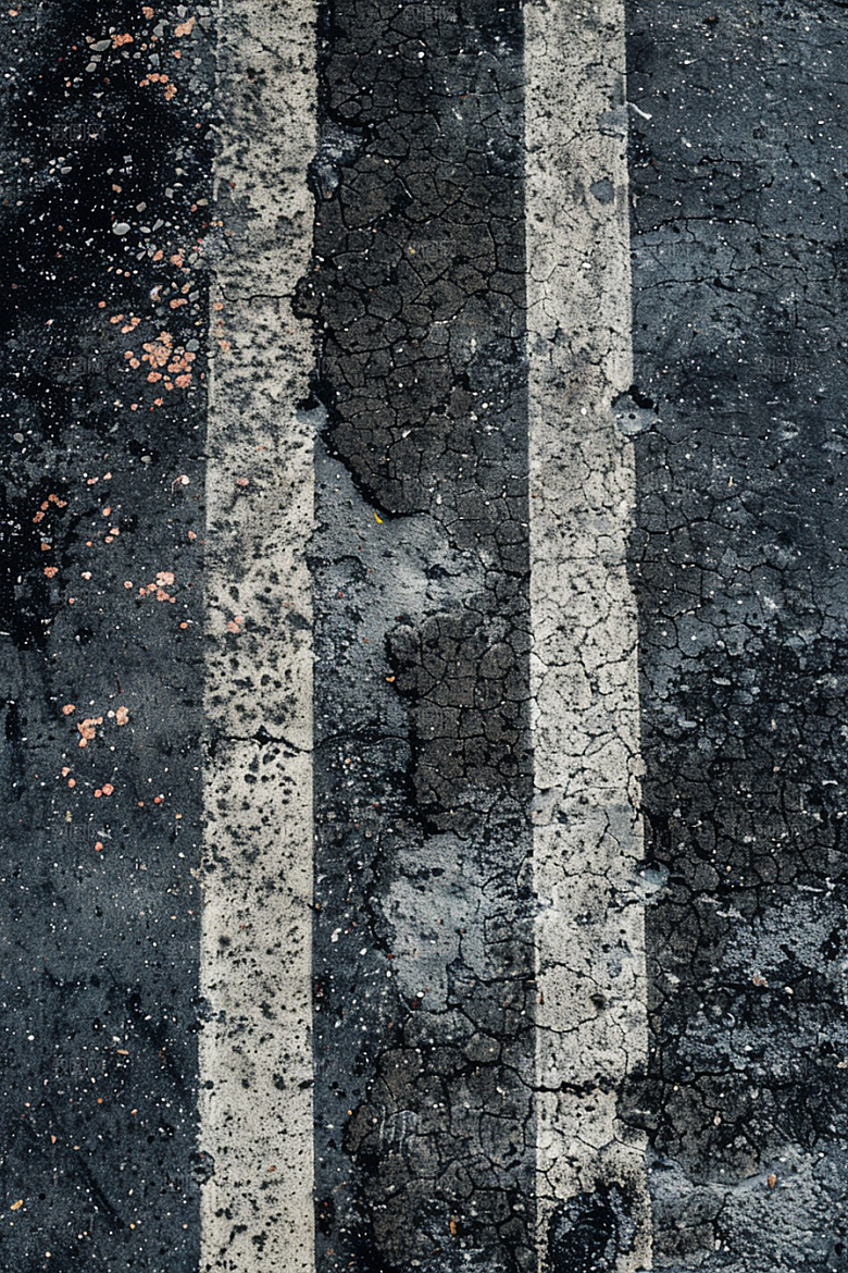 柏油马路公路延伸素材