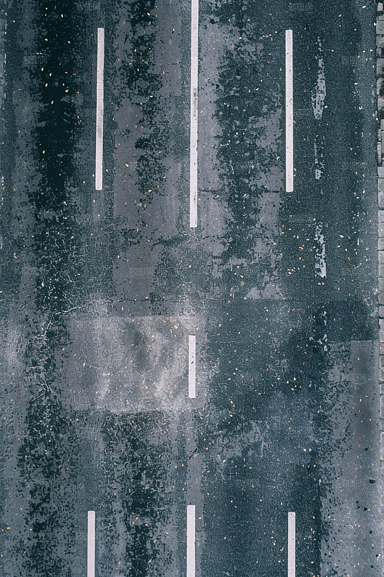 柏油马路地平线延伸素材