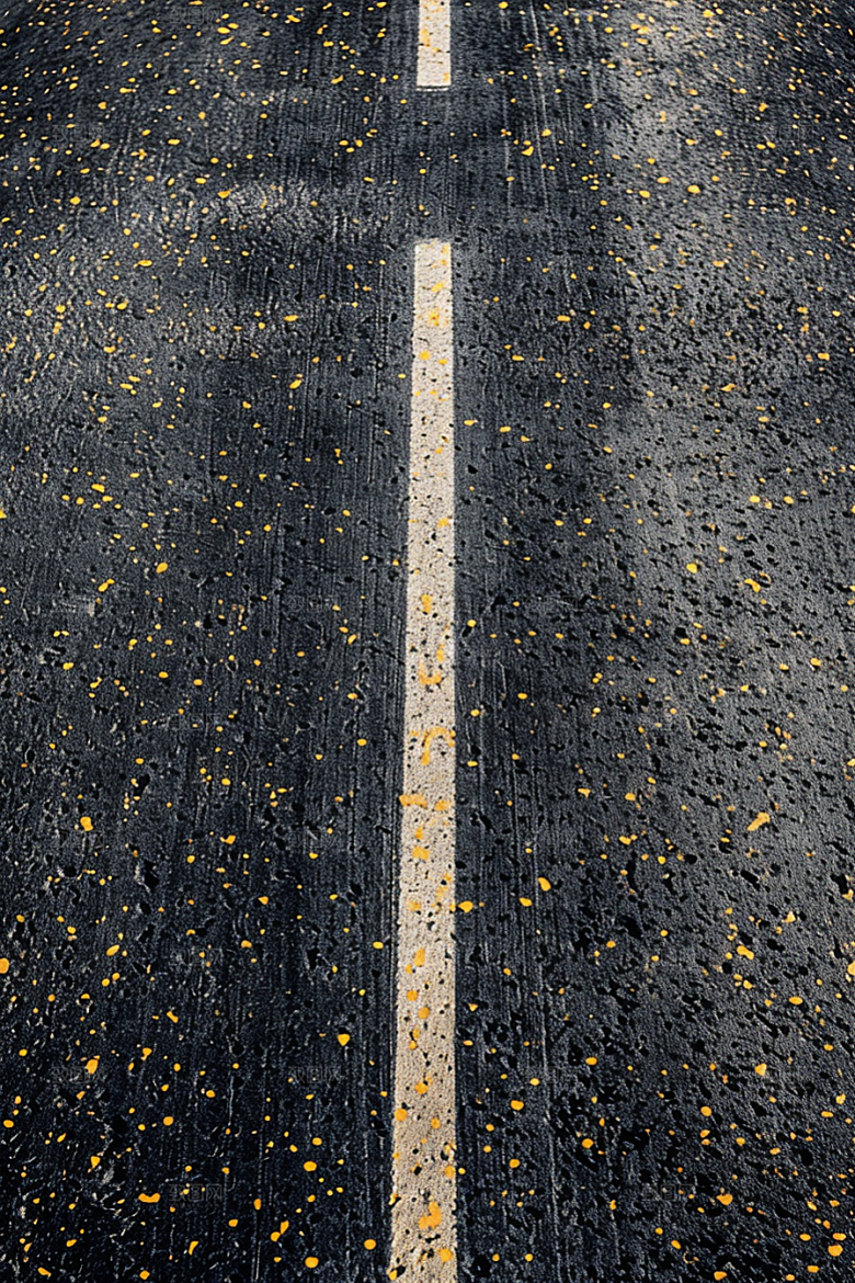 柏油马路路面高清素材