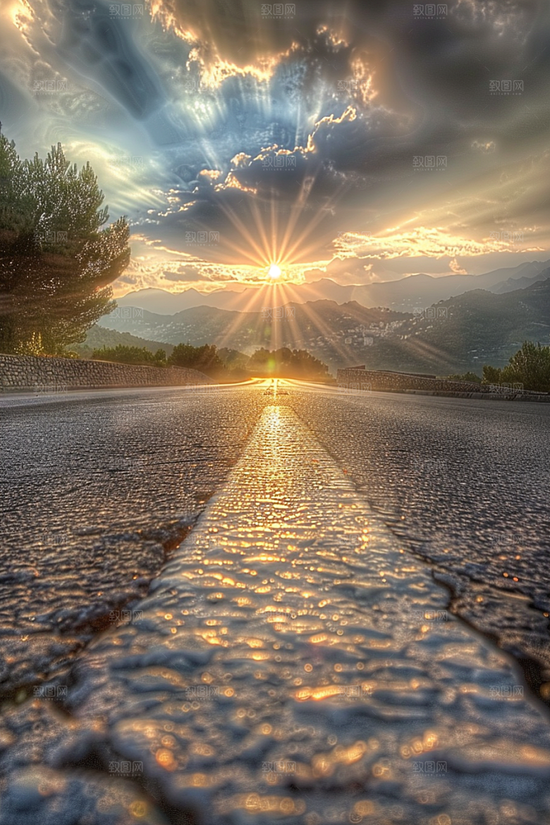 柏油马路材质道路素材