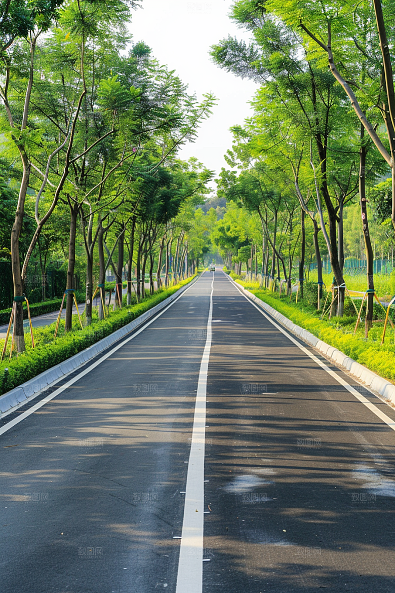 柏油马路材质延伸素材