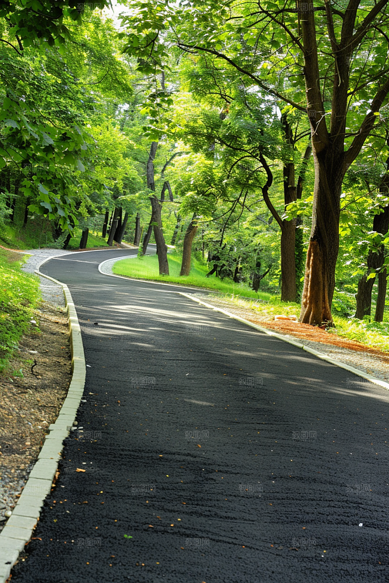 柏油马路道路驾车素材