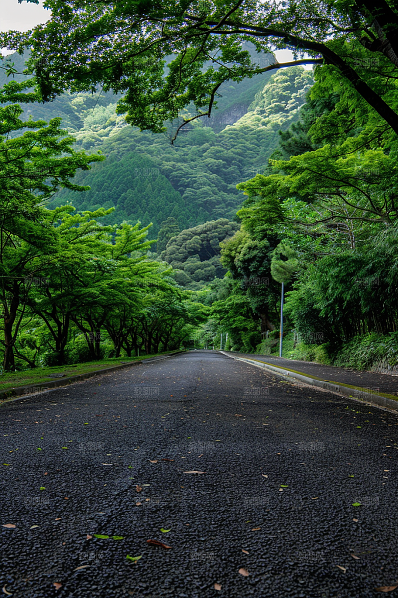 柏油马路道路自驾素材