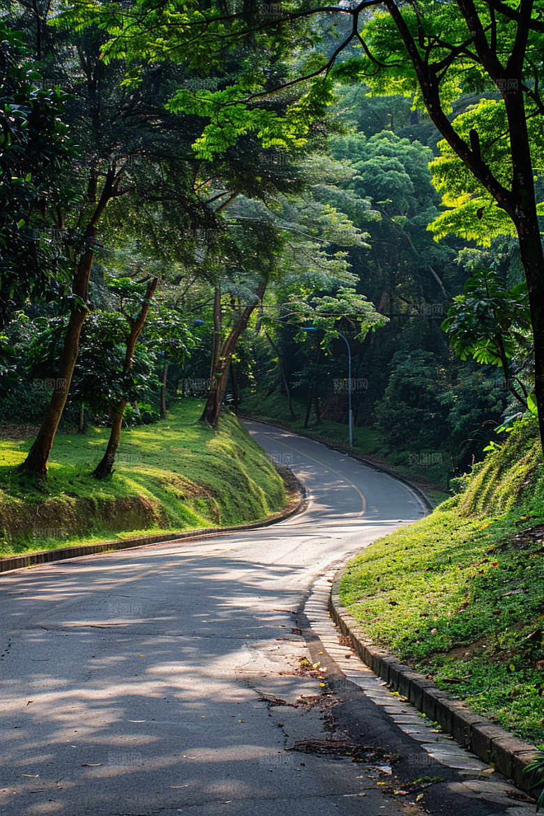 柏油马路公路路面素材
