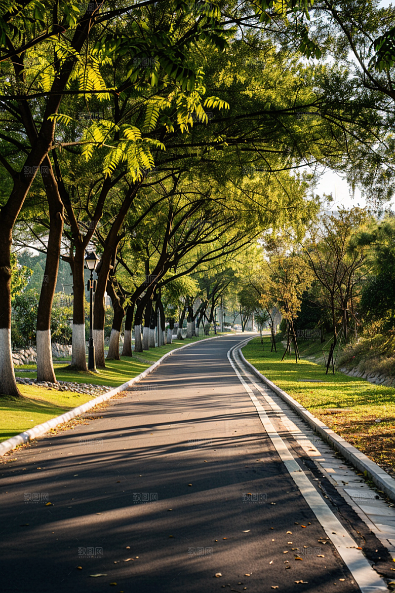 柏油马路地平线道路素材