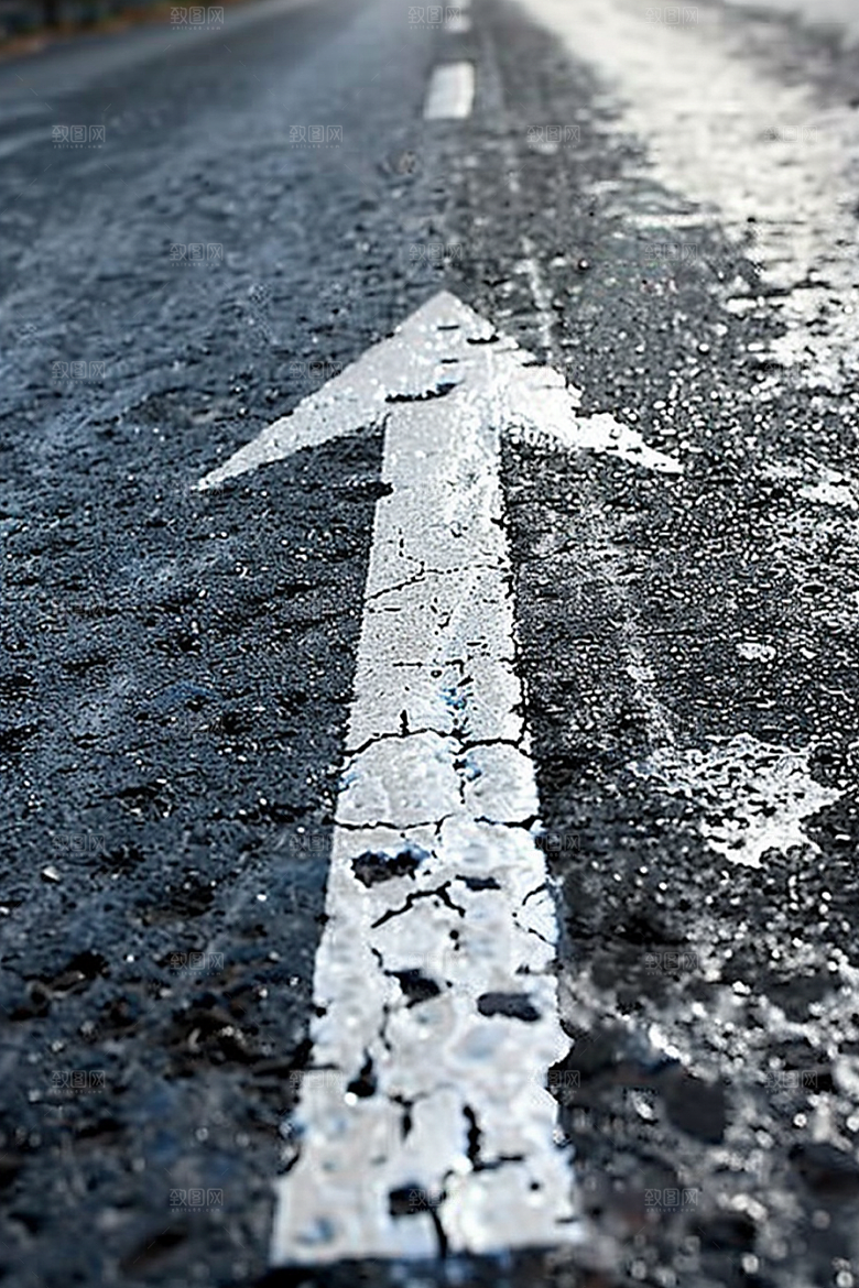 柏油马路地平线公路素材