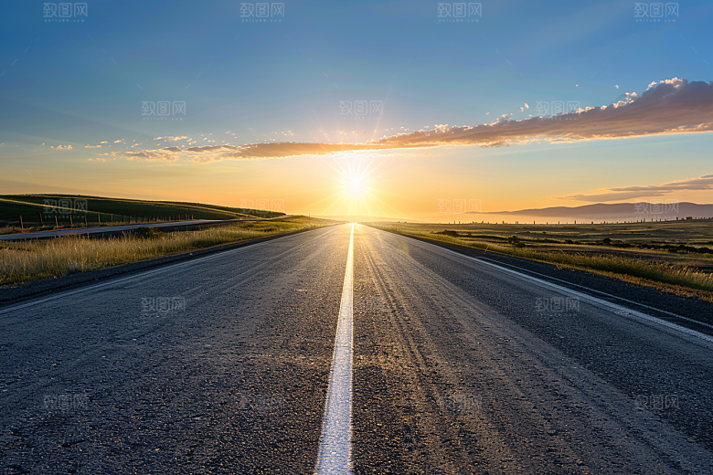 柏油马路沥青马路材质素材