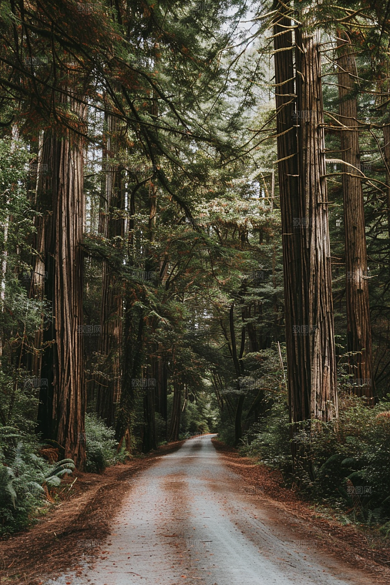 柏油马路道路自驾素材