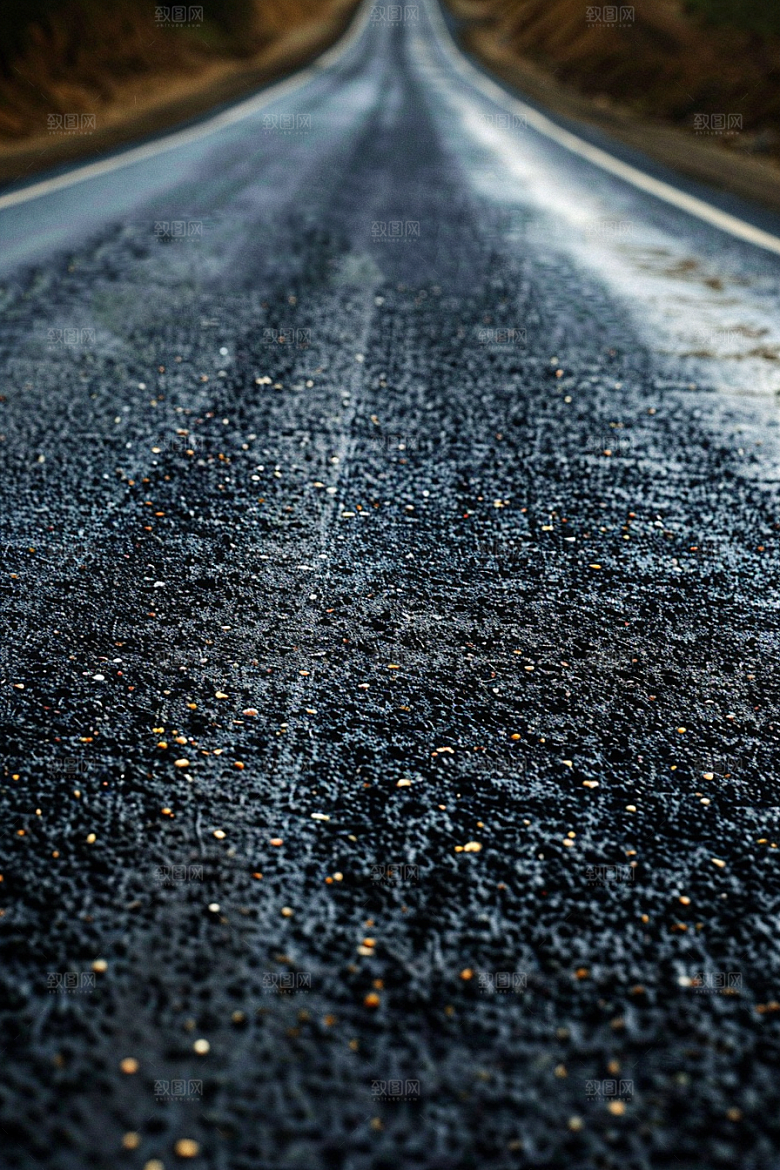 柏油马路高清户外素材
