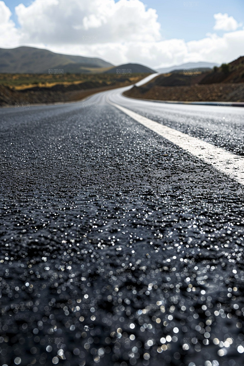 柏油马路道路肌理素材