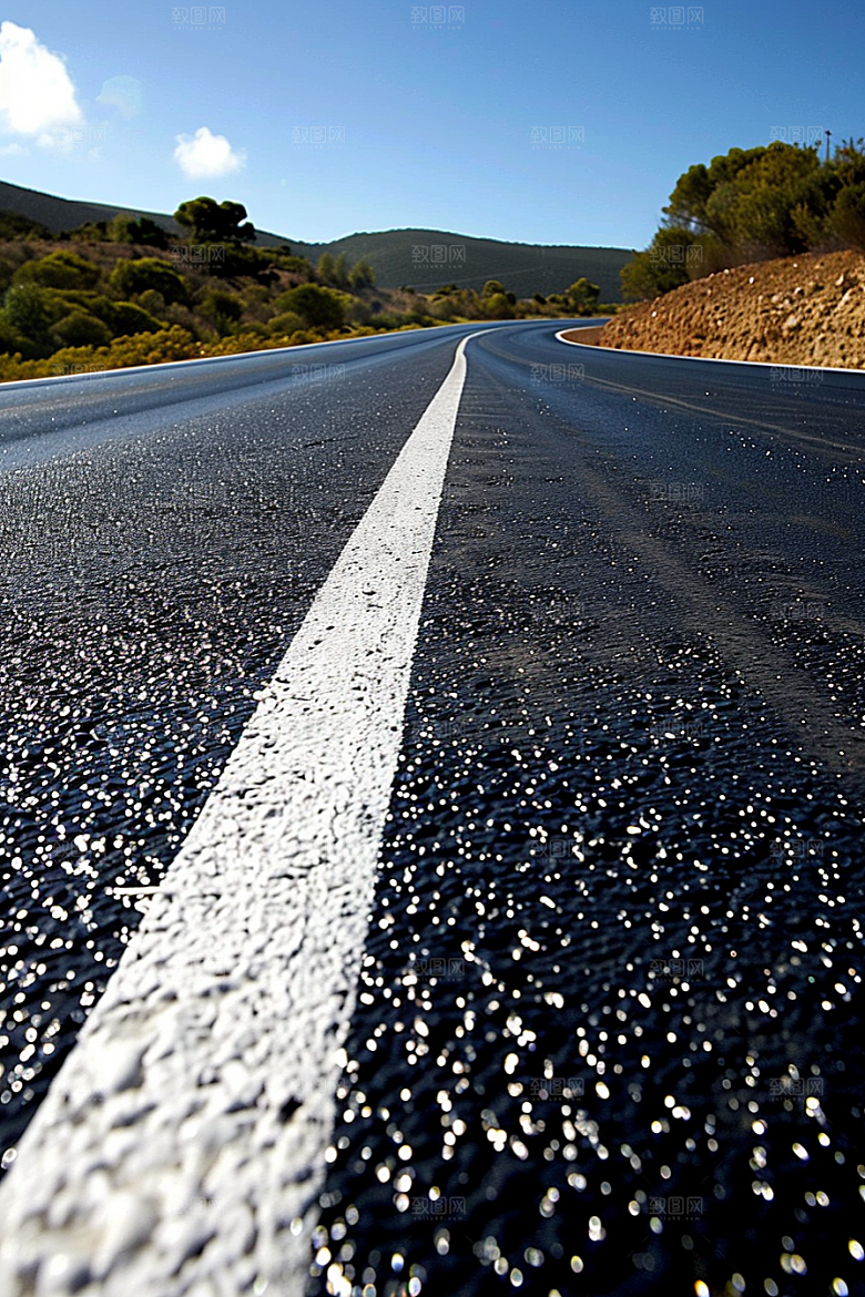 柏油马路材质公路素材