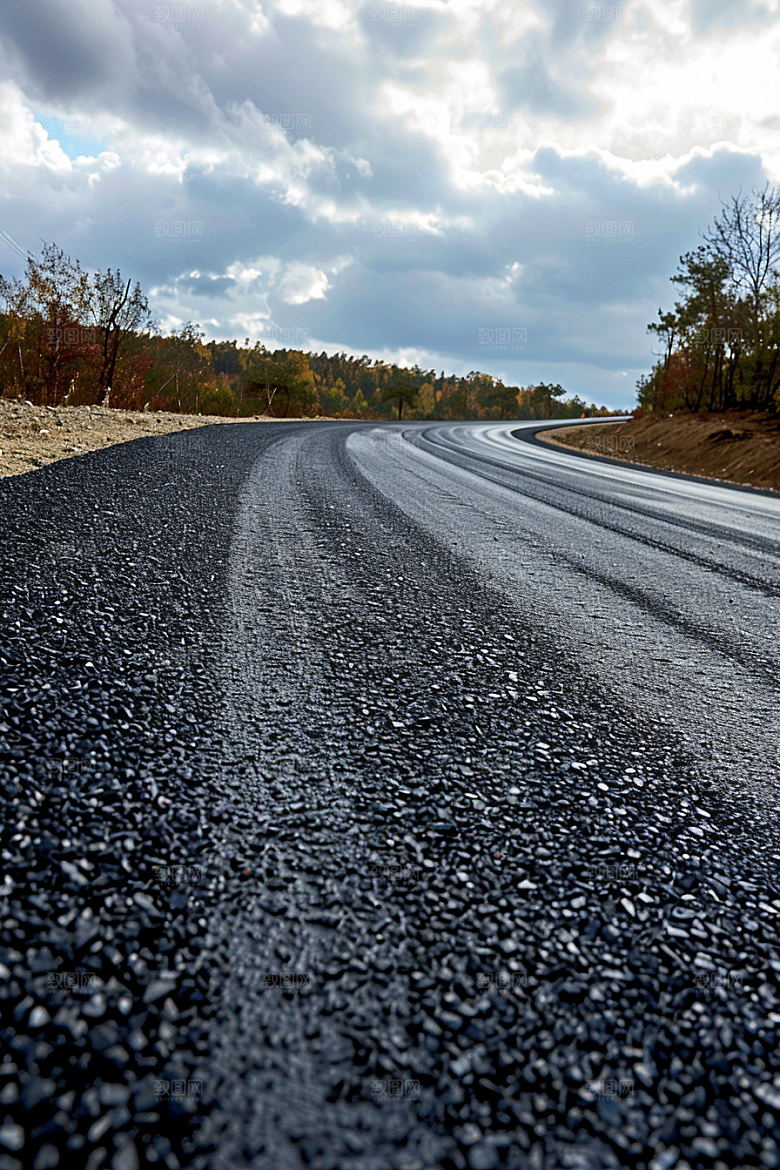 柏油马路道路驾车素材