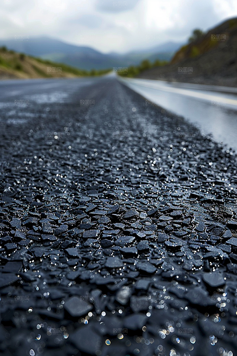 柏油马路驾车地平线素材