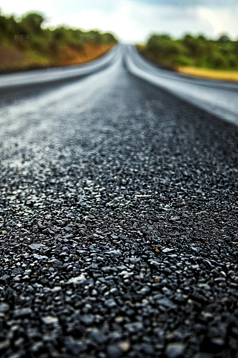 柏油马路公路延伸素材