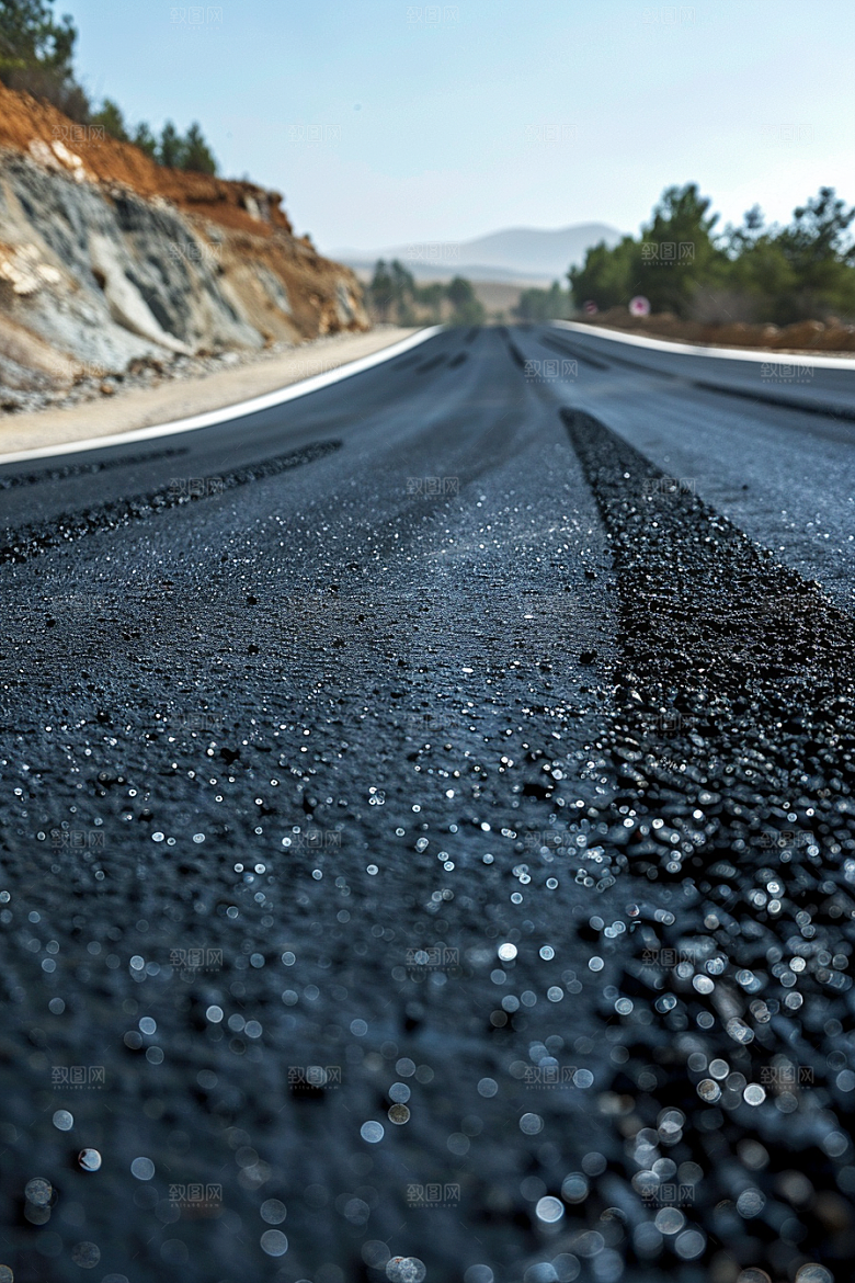 柏油马路沥青马路驾车素材