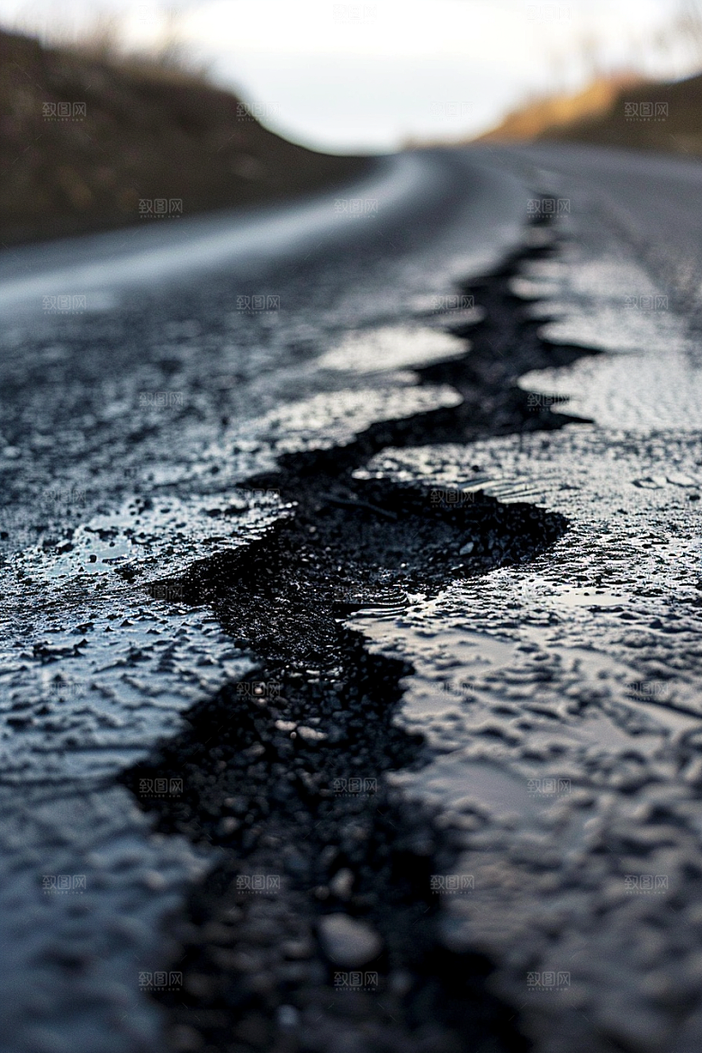柏油马路驾车自驾素材