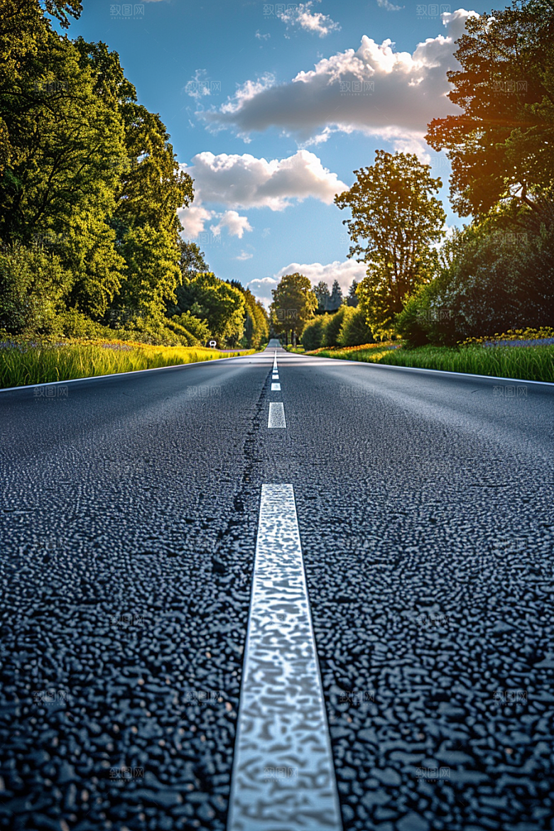 柏油马路驾车道路素材