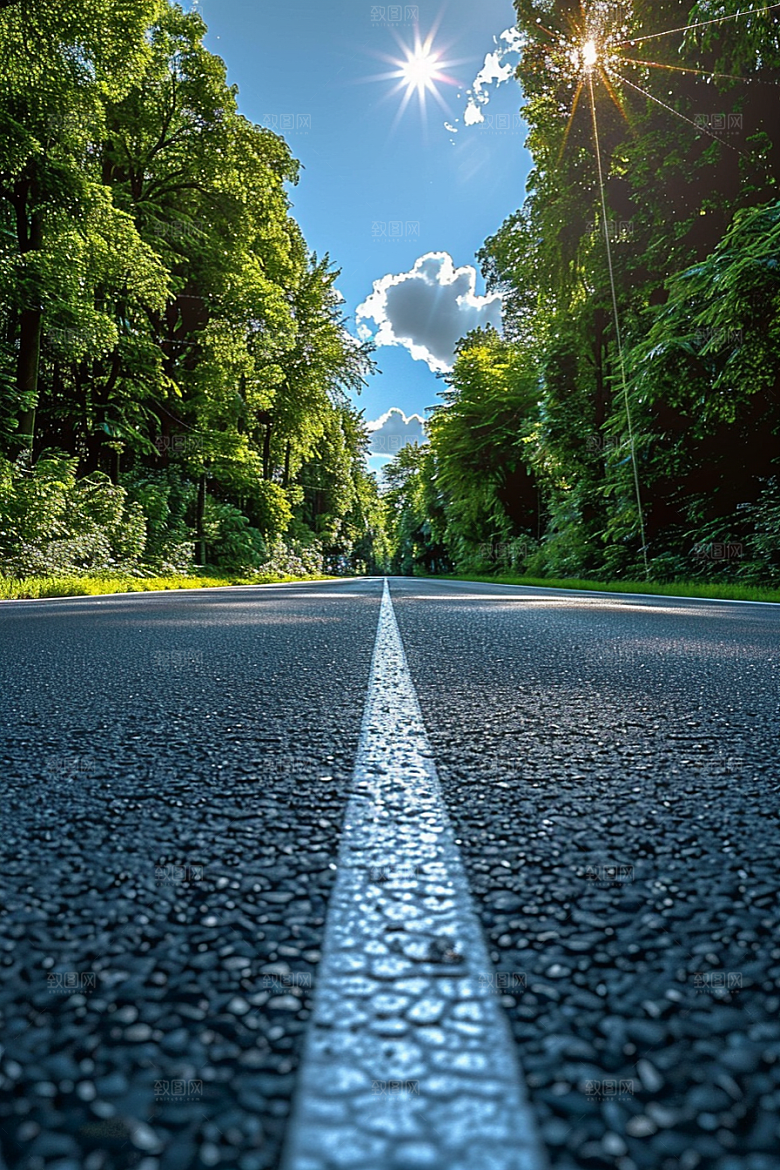 柏油马路沥青马路材质素材