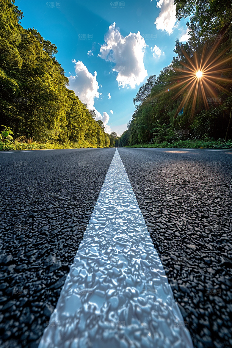 柏油马路公路户外素材