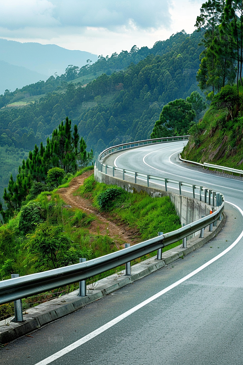 柏油马路驾车路面素材