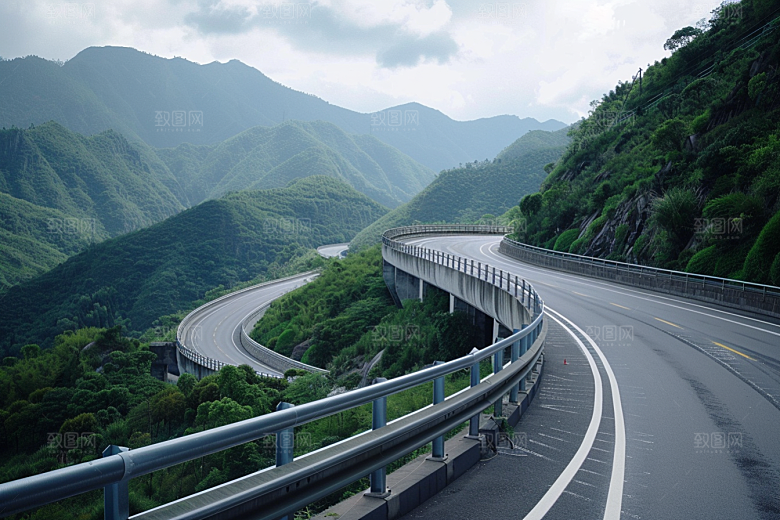 柏油马路公路地平线素材