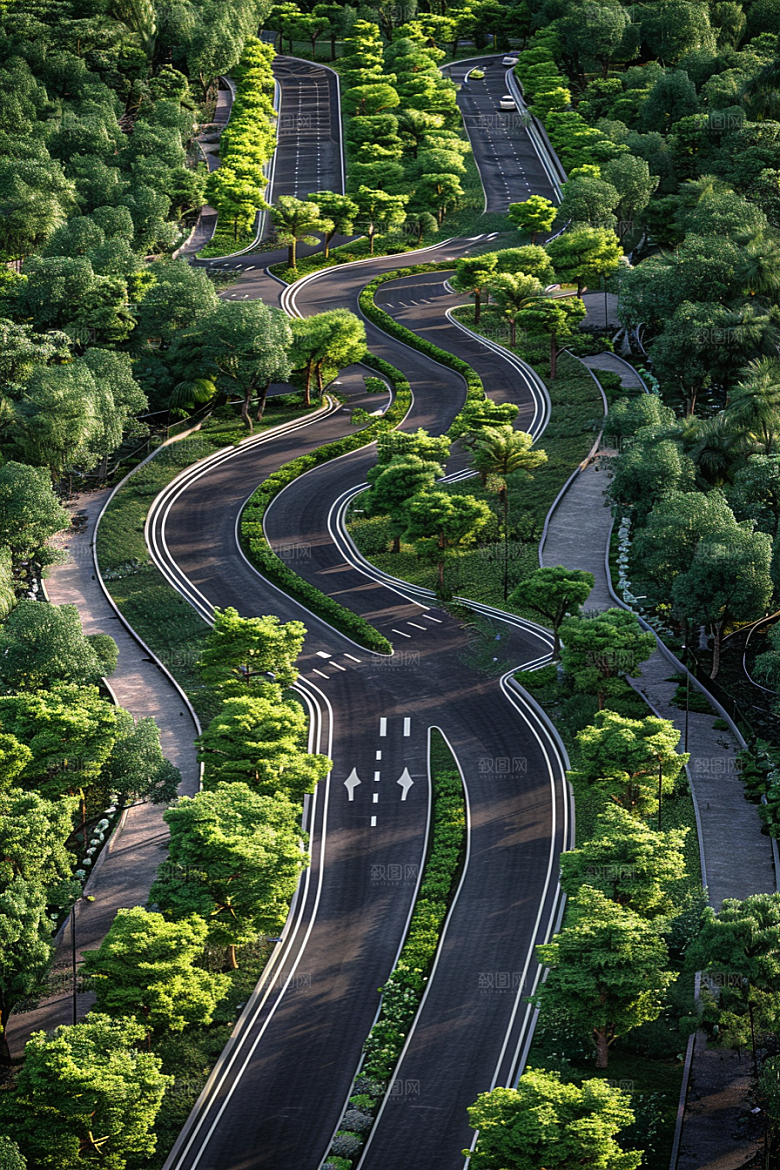 柏油马路公路路面素材