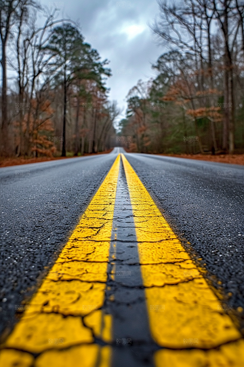 柏油马路肌理道路素材