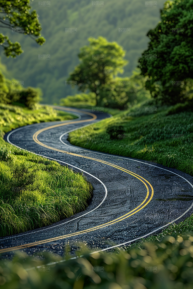 柏油马路材质高清素材
