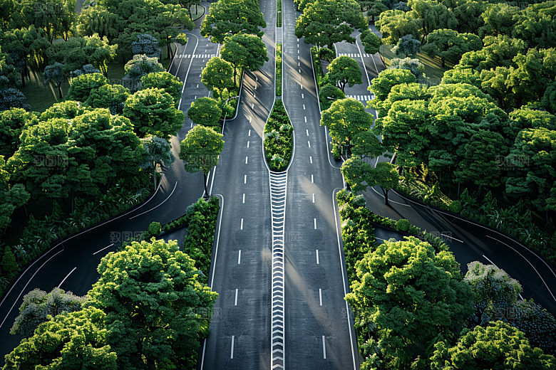 柏油马路驾车自驾素材