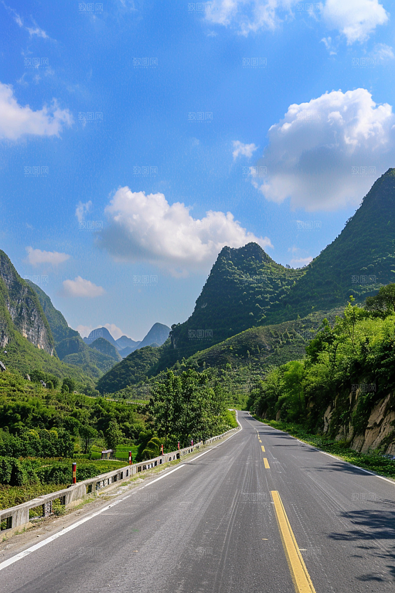 柏油马路场景材质素材