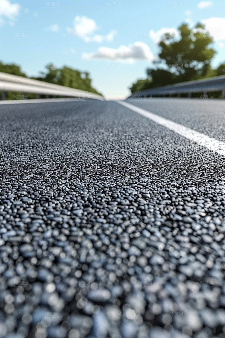 柏油马路地平线驾车素材